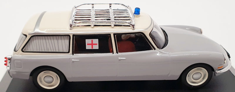 Atlas Editions 1/43 Scale 7 495 004 - Citroen ID19 Ambulance - Grey/White