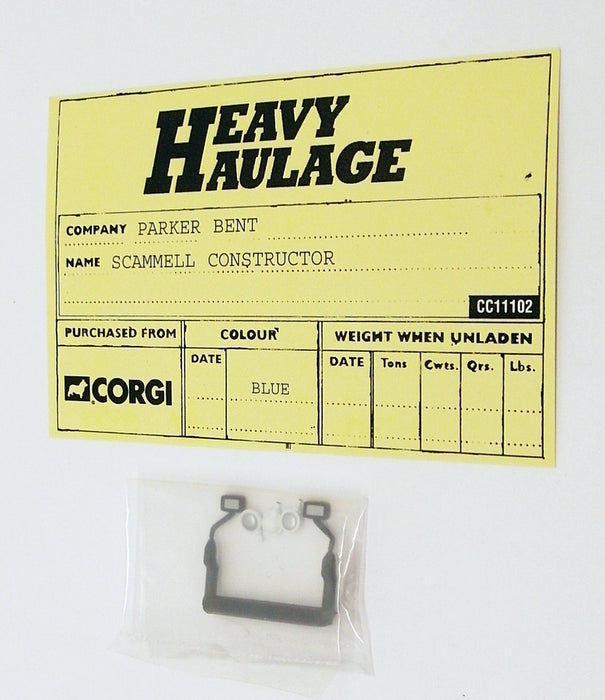Corgi 1/50 Scale CC11102 - Scammell Contractor Parker Bent - Blue