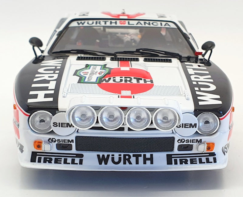 Kyosho 1/18 Scale Model Car 08306C - Lancia Rally 1983 Costa Smeralda