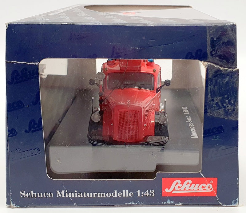 Schuco 1/43 Scale Model Truck 03101 - Mercedes Benz  L6600 - Red