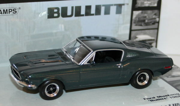 Minichamps 1/43 Scale 436 082022 - 1968 Ford Mustang Fastback  - Bullitt Film