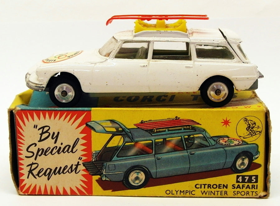 Corgi Toys 475 - Citroen Safari Olympic Winter Sports - White