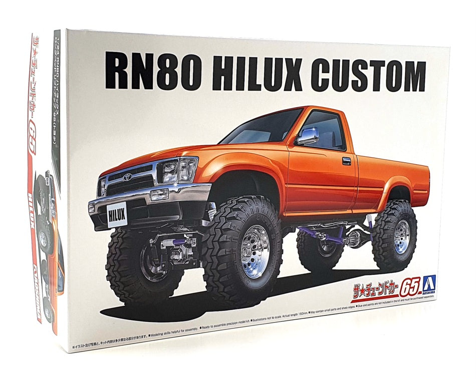 Aoshima 1/24 Scale Unbuilt Kit 20229 - Toyota RN80 Hilux Custom