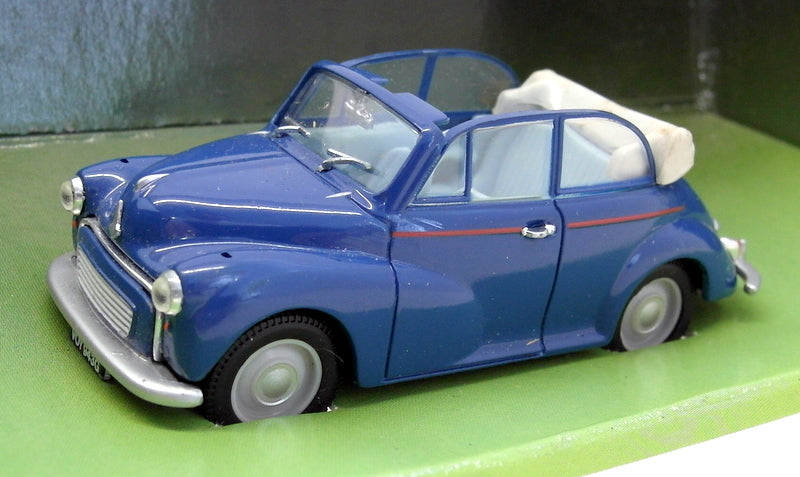 CORGI 1:43 96757 LOVEJOY MORRIS MINOR CONVERTIBLE BLUE