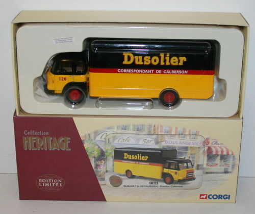 CORGI 1/50 SCALE COLLECTION HERITAGE 71504 RENAULT JL20 FOURGON DUSOLIER CALBERS