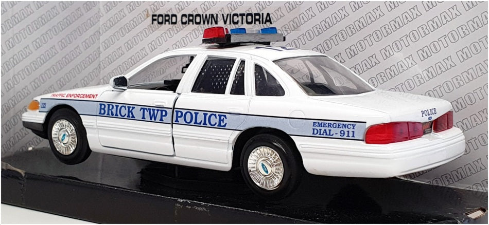 Motormax 1/24 Scale 76400 - Ford Crown Victoria - Brick TWP Police