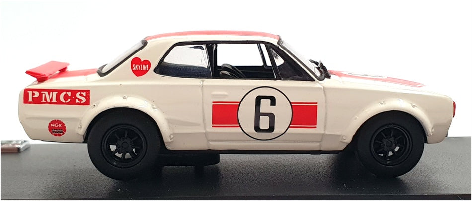 Kyosho 1/43 Scale 03022R - Nissan Skyline 2000GTR Racing - Red #6