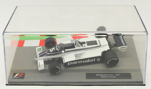 Altaya 1/43 Scale Model Car 20318U - F1 Brabham BT49 1981 - Nelson Piquet