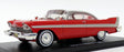 Greenlight 1/43 Scale 86529 - 1958 Plymouth Fury - Christine Red/White