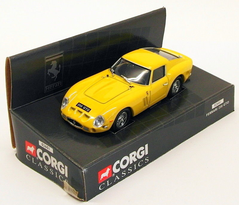 Corgi 1/43 Scale Model Car 02601 - Ferrari 250 GTO - Yellow