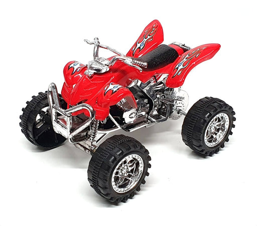 Halsall Toys Appx 10cm Long 1371796 - Friction Power Quad Bike - Red