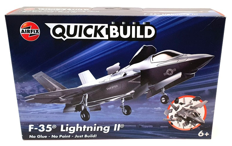 Airfix 26cm Long Quick Build Model Aircraft Kit J6040 -  F35 Lightning II