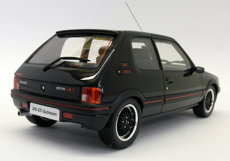 Otto 1/18 Scale Resin - OT796 Peugeot 205 GTi Gutmann Black