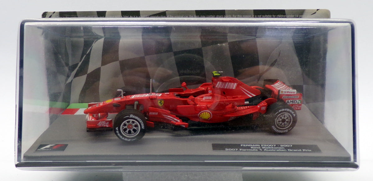 Altaya 1/43 Scale AL17220N - F1 Ferrari F2007 2007 - #6 K.Raikkonen
