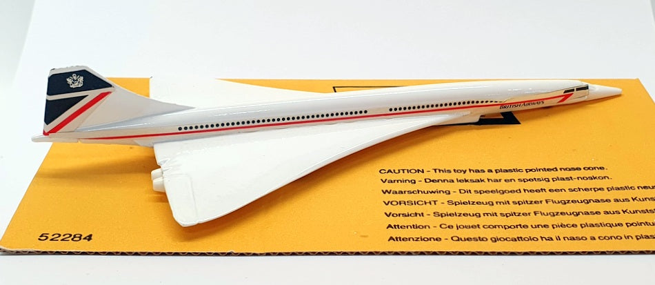 Corgi Appx 16cm Long Diecast C650/1 - Concorde British Airways - White