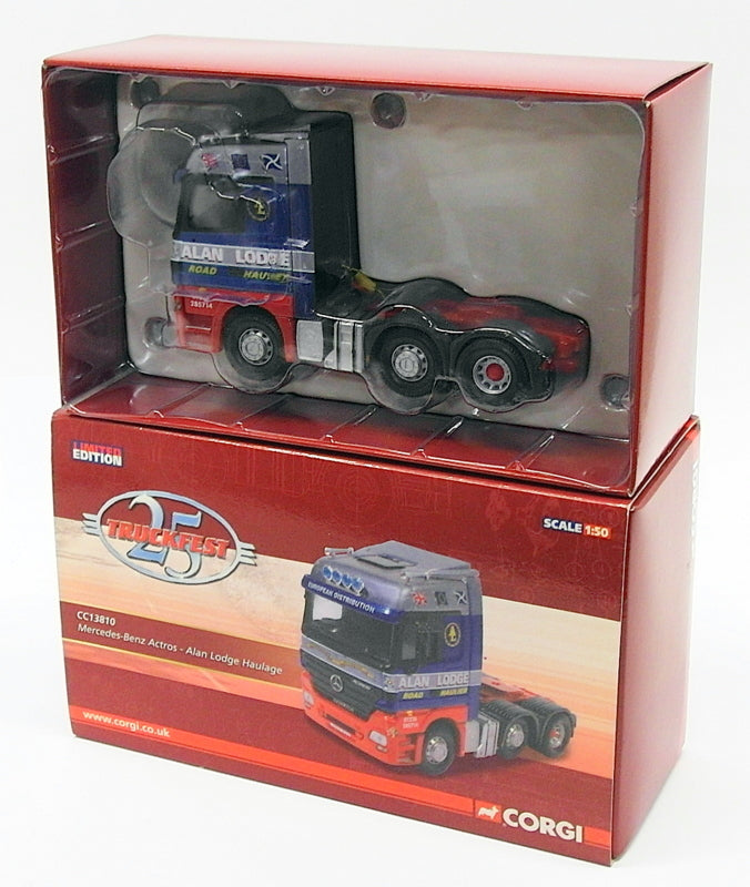 Corgi 1/50 Scale Model CC13810 - Mercedes Benz Actros - Alan Lodge Haulage