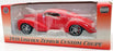 Crown Premiums 1/24 Scale Cwnlincolnz - 1939 Lincoln Zephyr Custom Coupe - Red