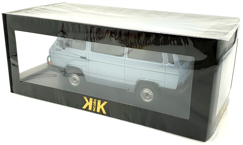 KK Scale 1/18 Scale Diecast KKDC180964 VW Bus T3 Syncro 1987 Silver Blue
