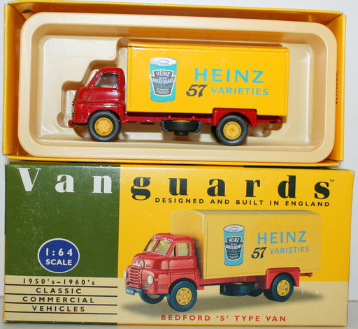 VANGUARDS 1/64 VA8000 BEDFORD S TYPE VAN HEINZ
