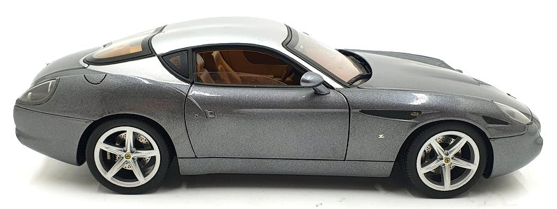 Hotwheels 1/18 Scale Diecast DC297221B Ferrari 575 GTZ Zagato - Silver With Case