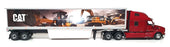 Diecast Masters 1/50 Scale 85665 - Peterbilt 579 Truck & Cat Mural Trailer - Red