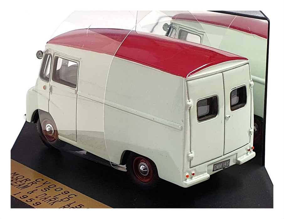 City 1/43 Scale CV009C - 1959 Morris LD150 Van - Cream/Dark/Red