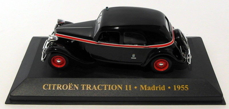 Ixo Models 1/43 Scale CIXJ000044 - Citroen Traction 11 Madrid 1955 - Black