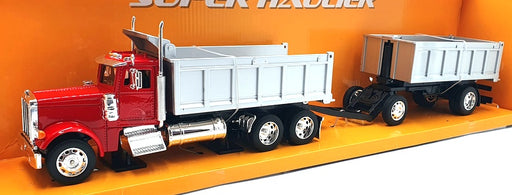 Welly 1/32 Scale Diecast 39944-2G - Peterbilt 379 TIpper And Trailer