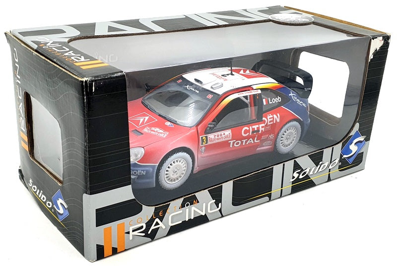 Solido 1/18 Scale Diecast 9021-06 - Citroen Xsara WRC RMC 2004 - S.Loeb #3