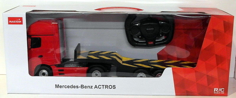 Rastar 1/26 Scale 74930 - Radio Control Truck - Mercedes Benz Actros - Red