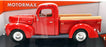 Motormax 1/24 Scale Diecast 73234 - 1940 Ford Pickup - Red