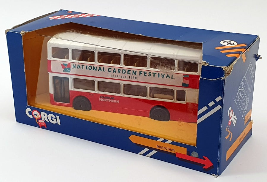 Corgi Appx 14cm Long Diecast C675/15 - Metrobus - Red/White