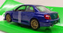 Welly 1/24-27 Scale Model Car 22487NS-W - Subaru Impreza WRX STI - Blue