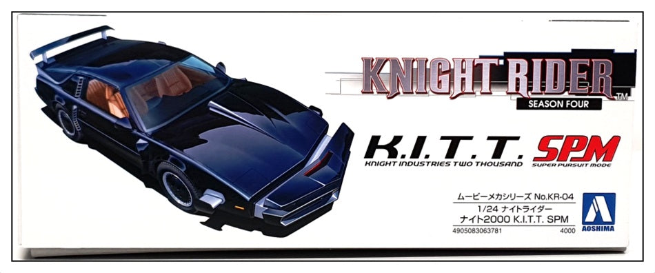 Aoshima 1/24 Scale Unbuilt Kit 063781 - Knight Rider K.I.T.T. Season 4 SPM