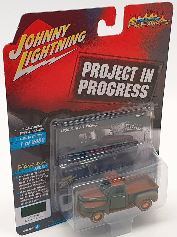 Johnny Lighting 1/64 Scale JLMC015 - 1950 Ford F-1 Pickup - Brown