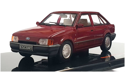 Ixo Models 1/43 Scale Diecast CLC381N - 1988 Ford Escort MkIV - Red