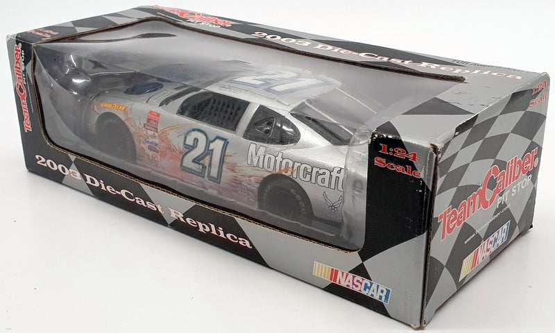 Team Caliber 1/24 Scale RD3W221FO - Stock Car Ford #21 Nascar - Silver