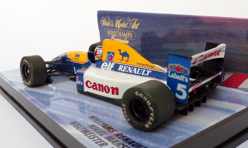 Minichamps 1/43 Scale NM01 - F1 Williams Renault #5 Nigel Mansell Weltmeister 92