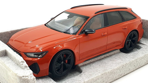Minichamps 1/18 Scale Diecast 155 018012 - Audi RS 6 Avant 2019 - Met Orange