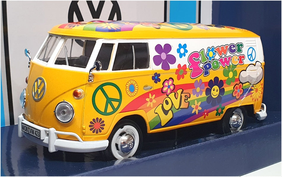 Motor Max 1/24 Scale 79575 - Volkswagen Van - Flower Power