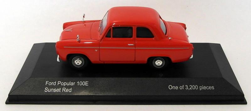 Vanguards 1/43 Scale VA02110 - Ford Popular 100E - Sunset Red