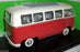 WELLY 1/18 - 12531W 1963 VOLKSWAGEN T1 BUS - RED / CREAM