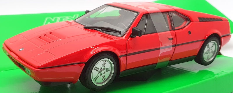 Welly 1/24 Scale Model Car 24098W - BMW M1 - Red