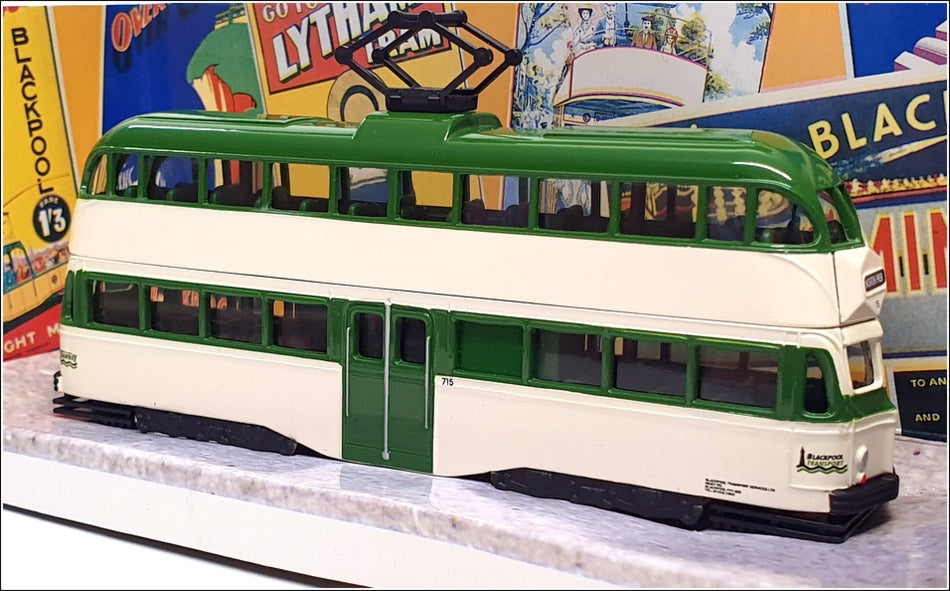 Corgi Appx 15cm Long Diecast 43509 - Blackpool Balloon Tram 1990s