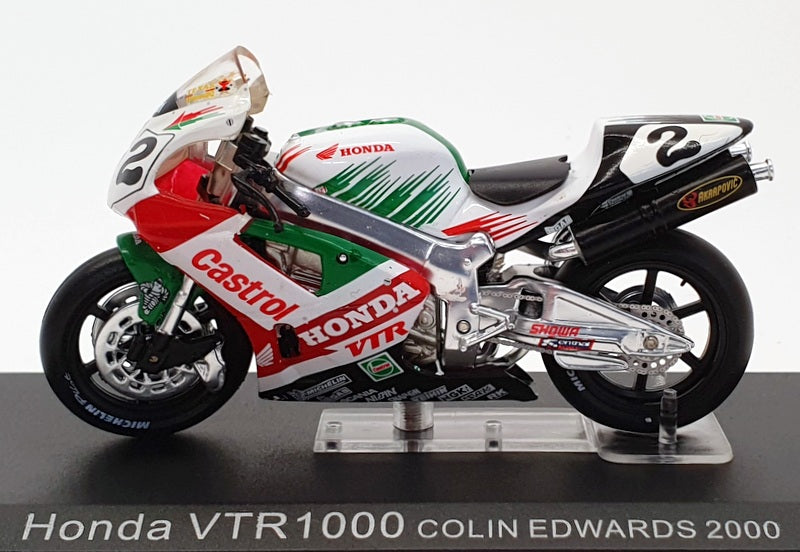 Ixo Models 1/24 Scale IB66 - Honda VTR1000 - Colin Edwards 2000