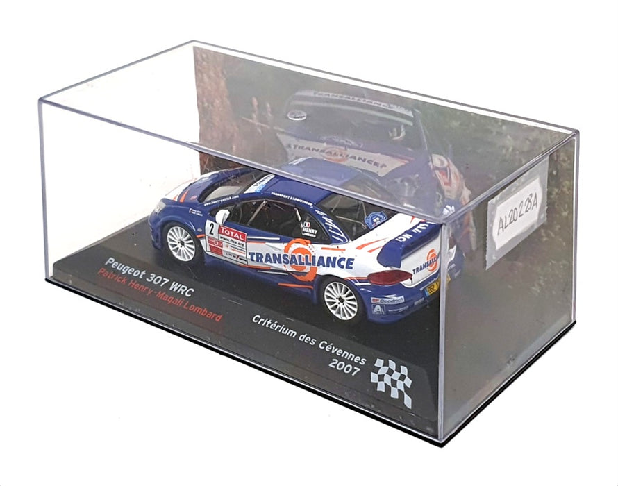 Altaya Ixo 1/43 Scale AL20223A - Peugeot 307 WRC 2007 - #2 Henry/Lombard