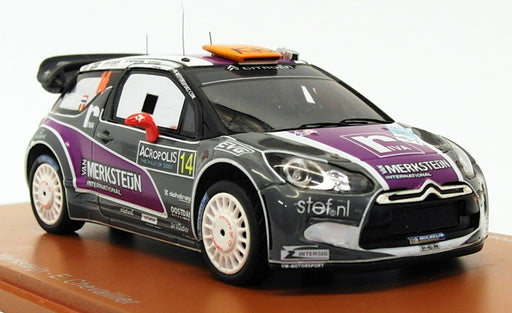 Spark 1/43 Scale S3305 - Citroen DS3 WRC #14 - Acropolis Rally 2011
