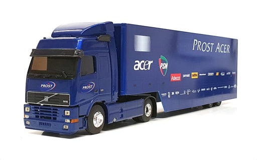 Eligor 1/43 Scale 120080 - Volvo F1 Transporter Truck Prost 2001 - Blue