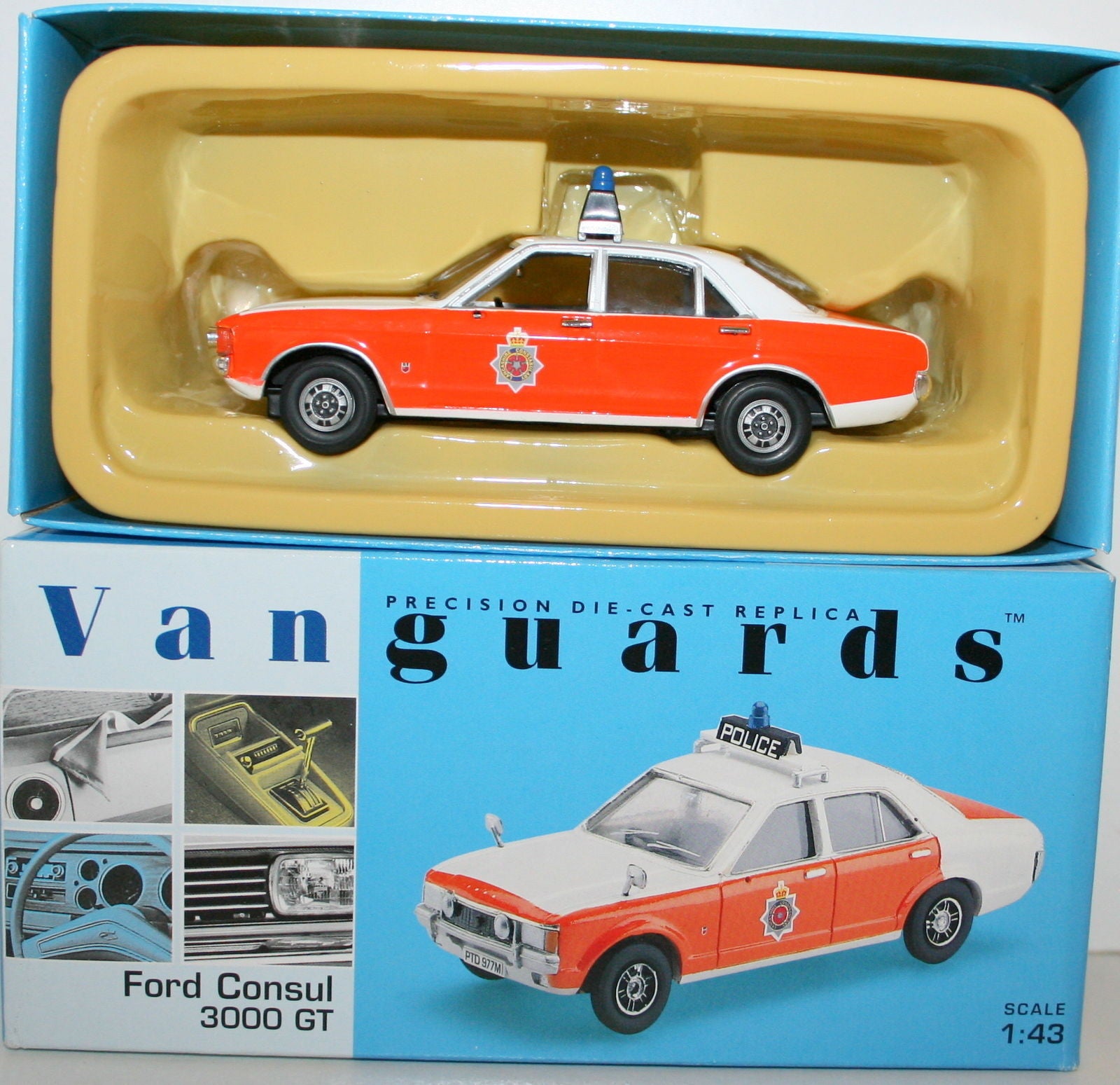 VANGUARDS 1/43 VA55000 FORD CONSUL 3000GT LANCS CONSTAB