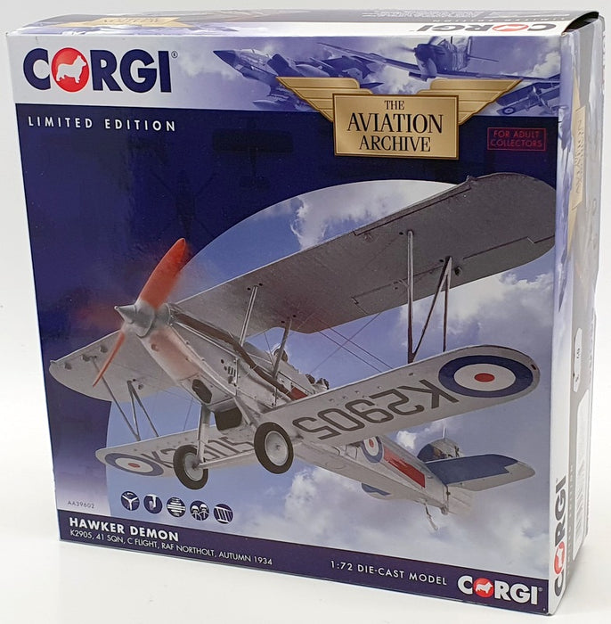 Corgi 1/72 Scale AA39602 - Hawker Demon K2905 41 Sqn C Flight RAF Northholt